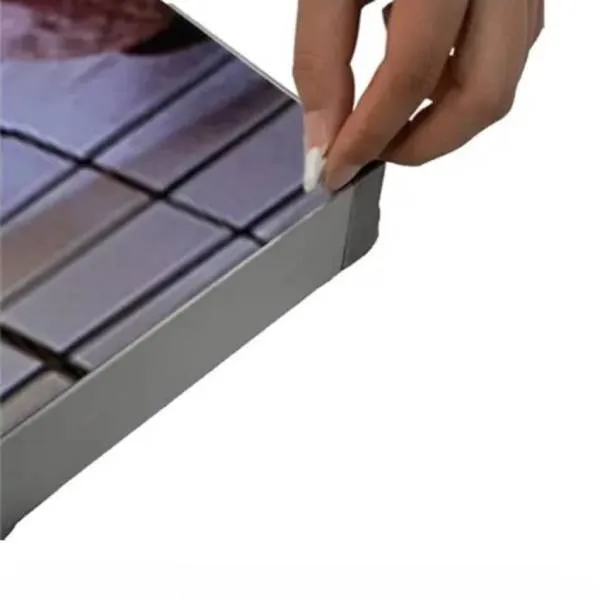 Push the fabric & silicone beading firmly into the extrusion channel.