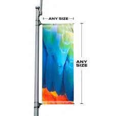 Free-Size Pole Banners