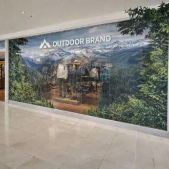 Large-Scale Retail Window Murals
