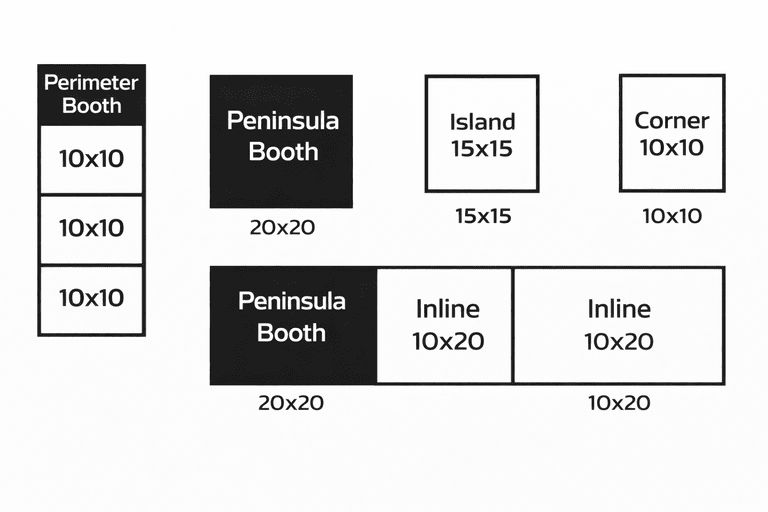 Choose Based on Booth Size