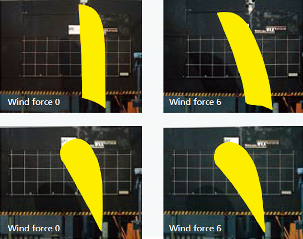 Single side banner withstands wind speeds