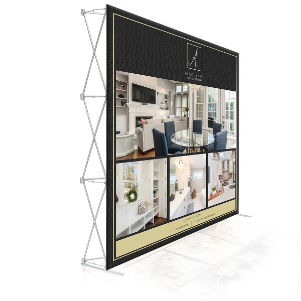 8ft Pop Up Displays Straight | Lush Banners